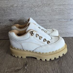 Vintage 90s Riverstone Light Blue Chunky Platform Hiker Shoe Size 5.5